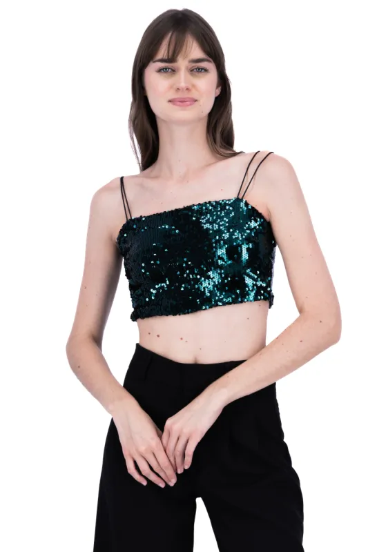 Top tirantes lentejuela sold by Shasa