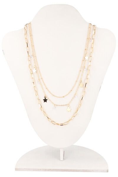 Collar capas estrellas brillos sold by Shasa