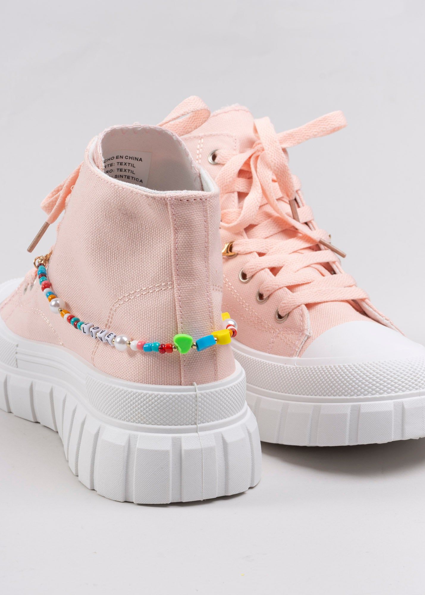 Tenis bota canvas suela gruesa dije sold by Shasa product image thumbnail 4