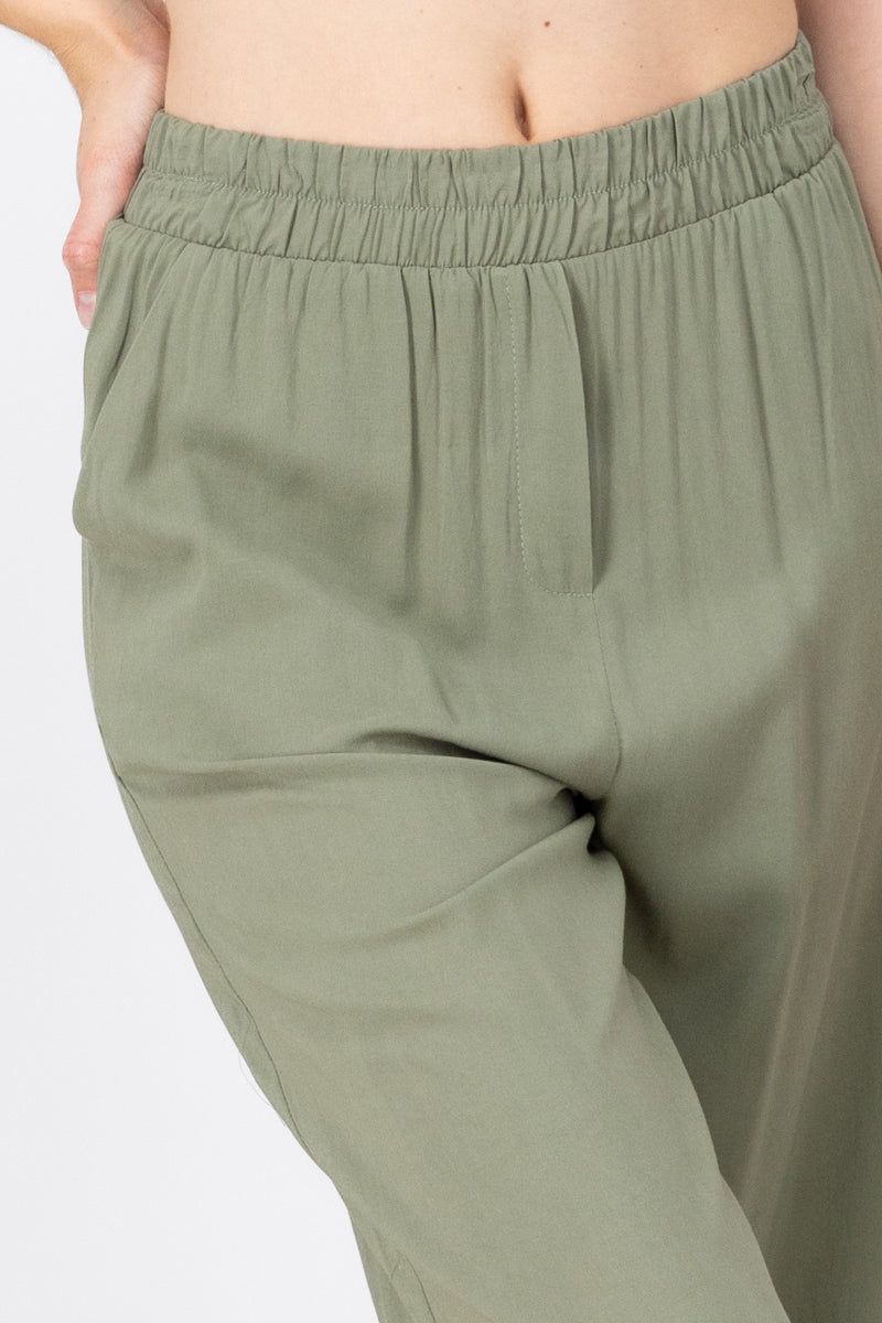 Pantalón Wide Leg Cintura Alta Fruncida sold by Shasa product image thumbnail 5