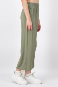 Pantalón Wide Leg Cintura Alta Fruncida sold by Shasa