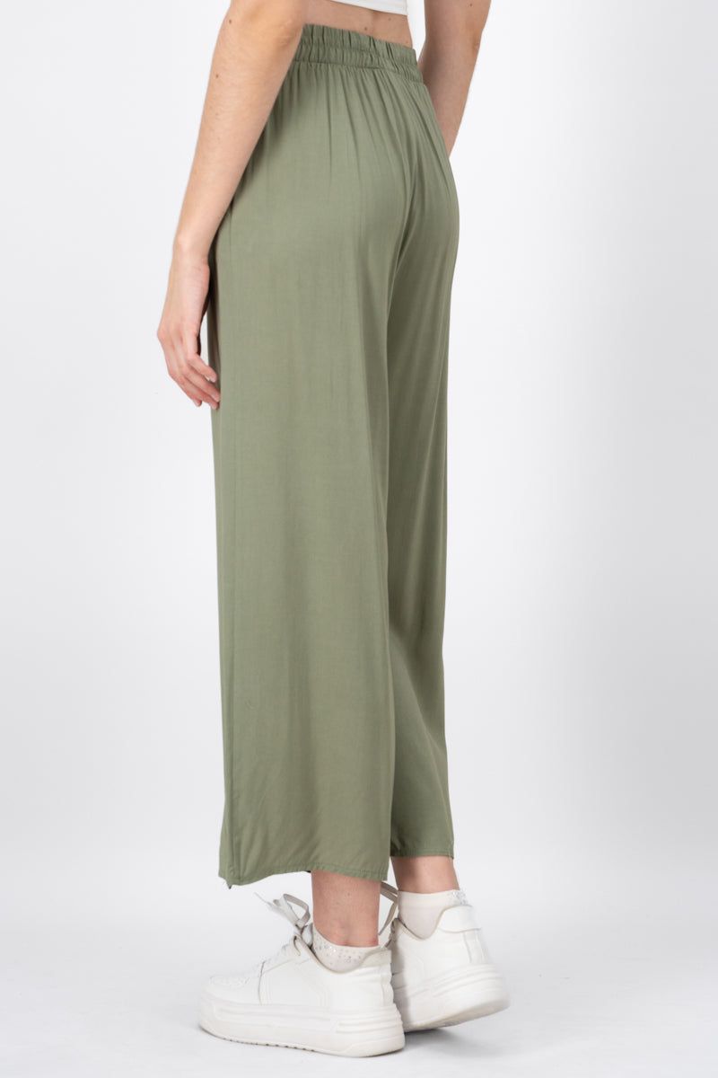 Pantalón Wide Leg Cintura Alta Fruncida sold by Shasa product image thumbnail 4