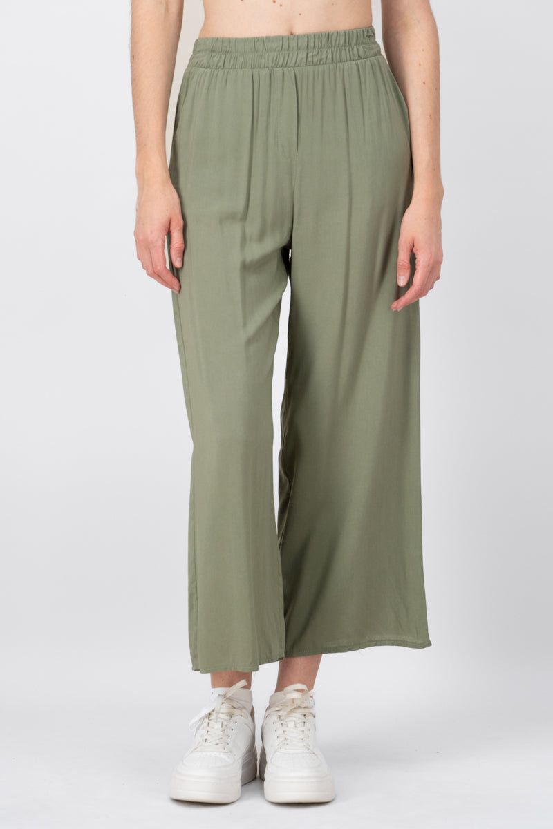 Pantalón Wide Leg Cintura Alta Fruncida sold by Shasa product image thumbnail 2