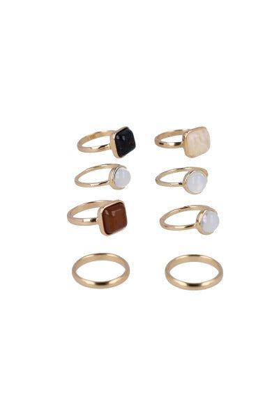 Set 8 anillos gemas sold by Shasa product image thumbnail 4