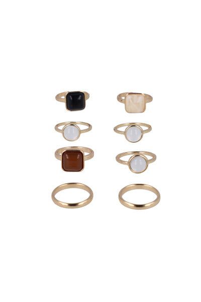 Set 8 anillos gemas sold by Shasa product image thumbnail 3