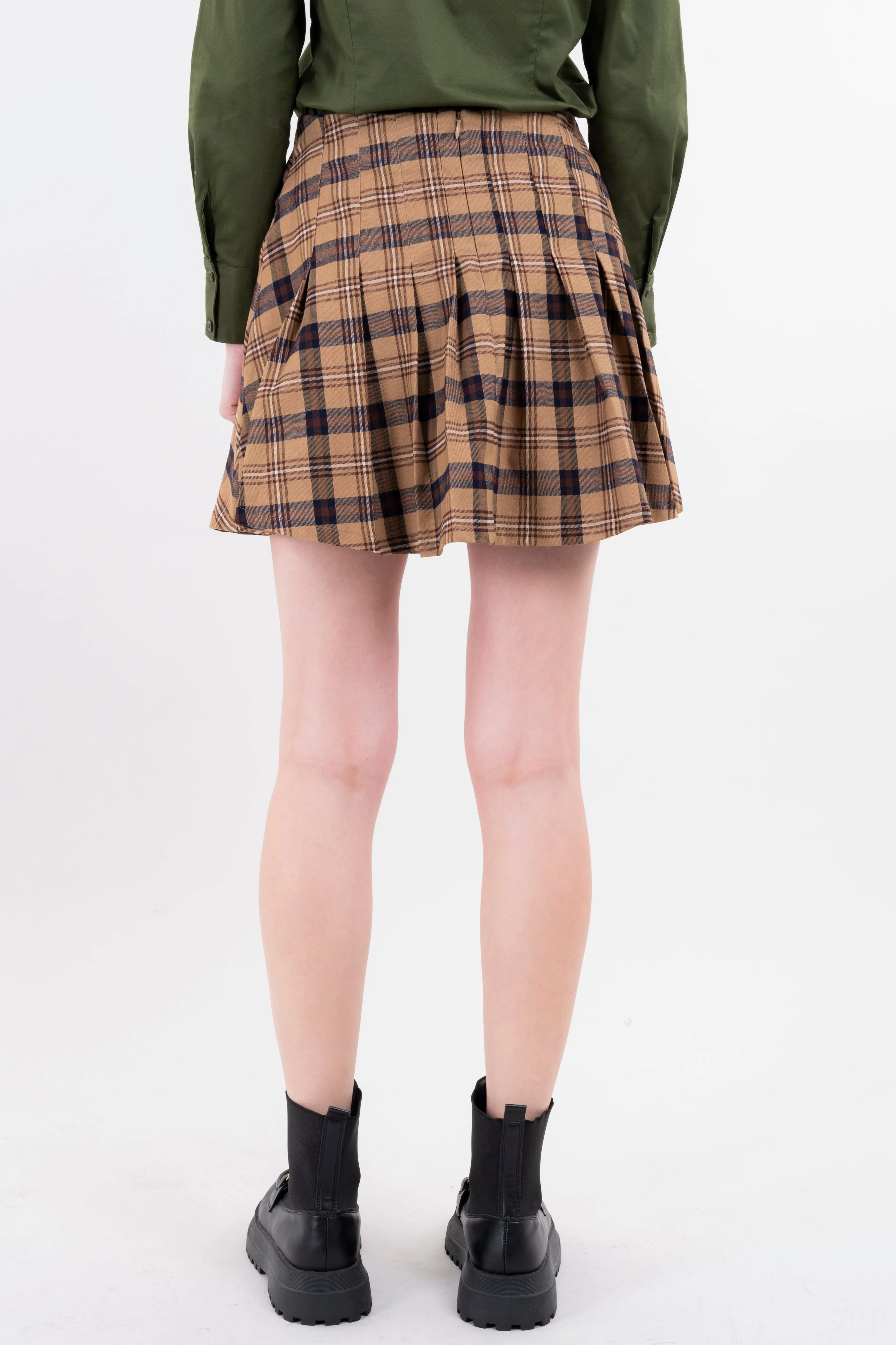 Falda mini plisada cuadros sold by Shasa product image thumbnail 4