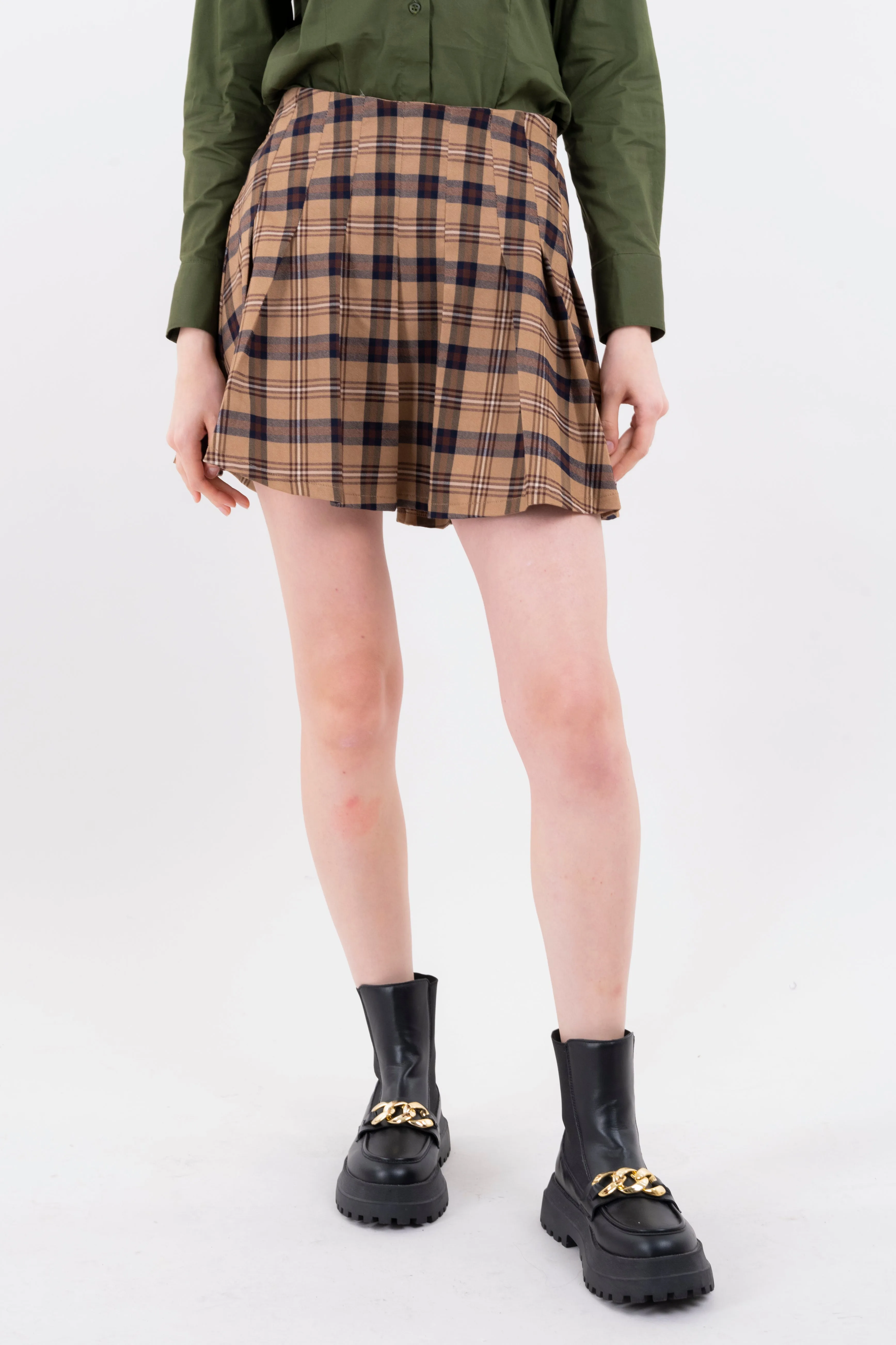 Falda mini plisada cuadros sold by Shasa product image thumbnail 2