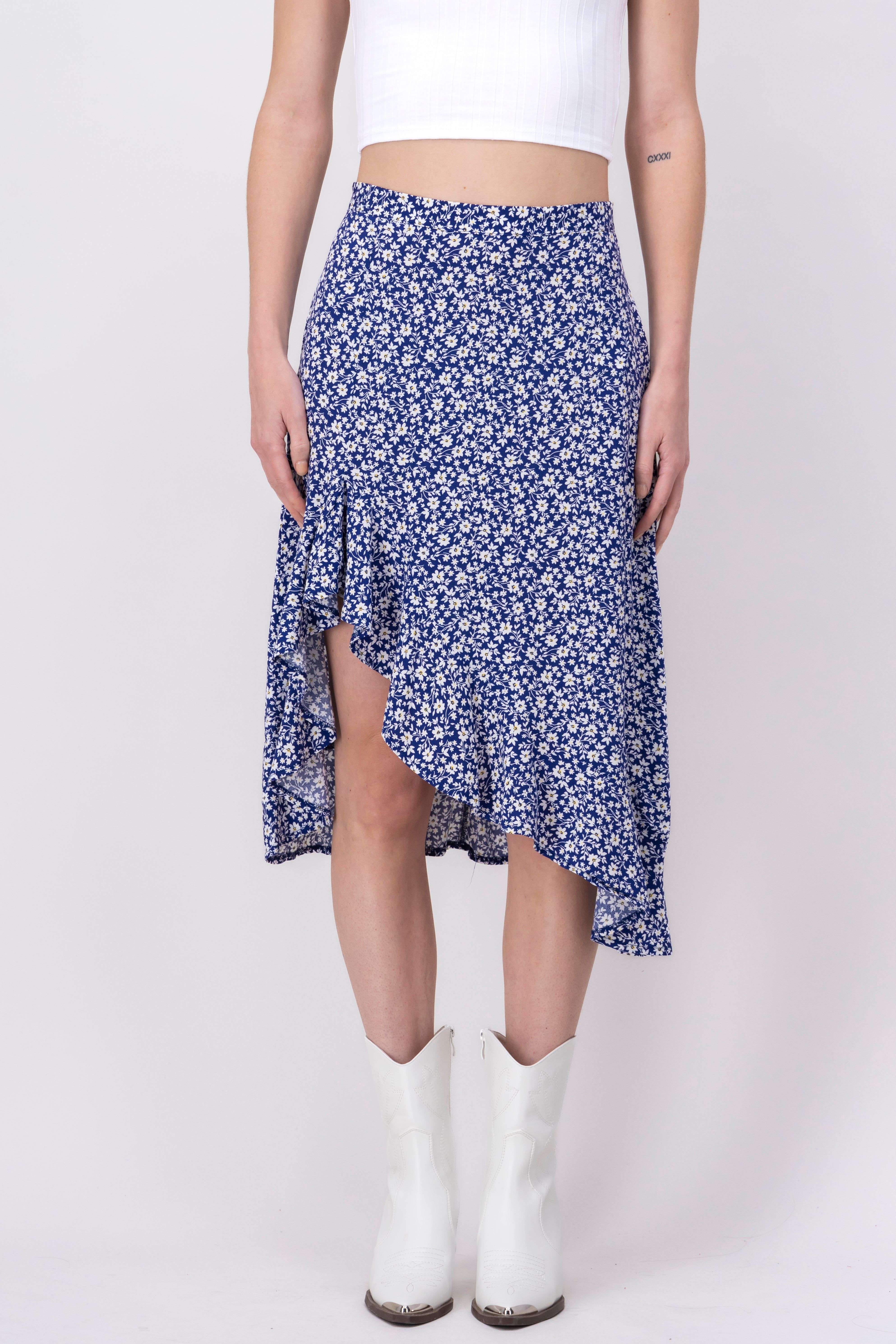 Falda midi olanes floreada sold by Shasa product image thumbnail 2