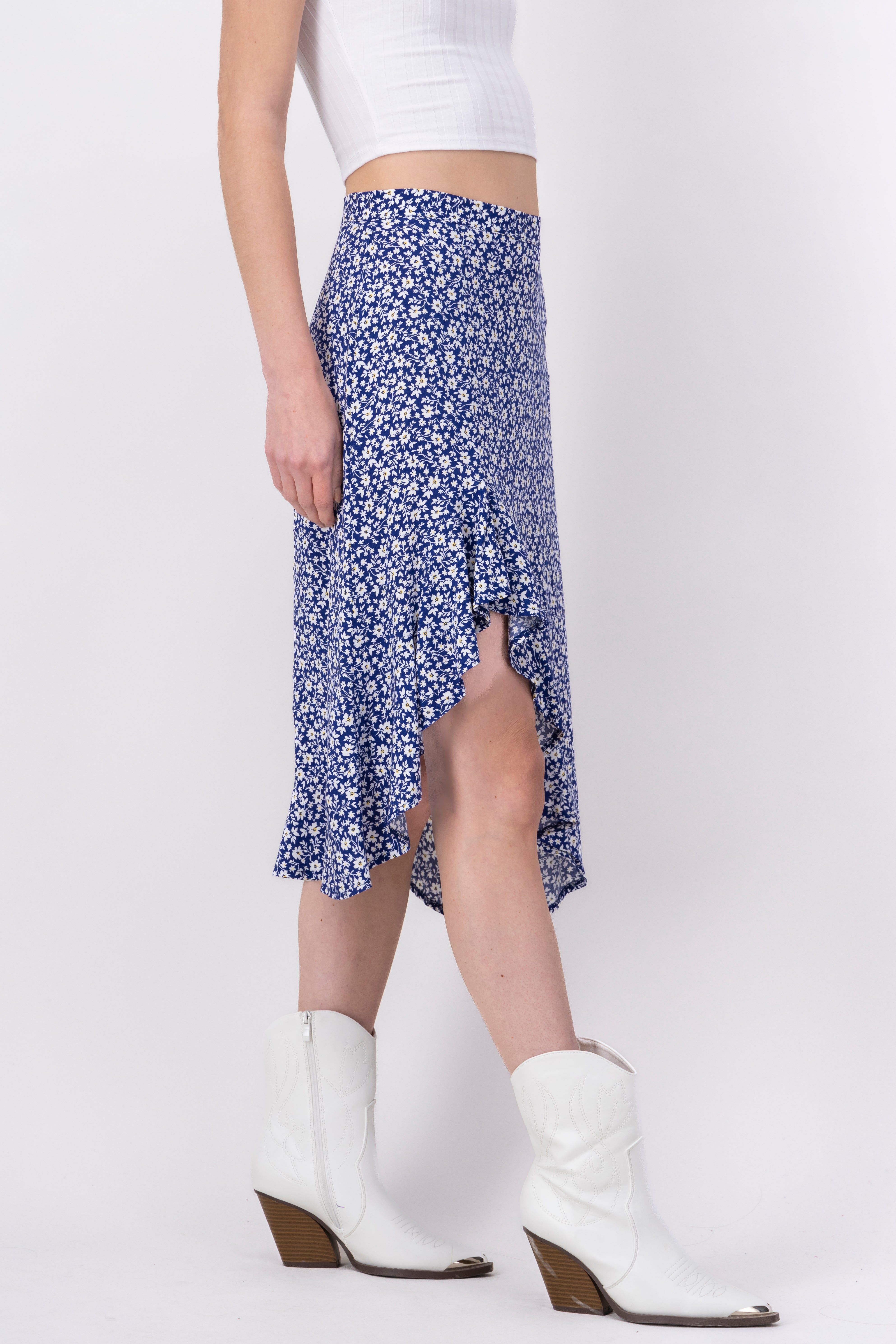 Falda midi olanes floreada sold by Shasa product image thumbnail 3