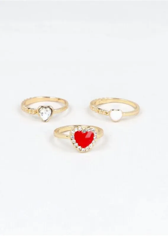 3 P Anillos Corazones sold by Shasa