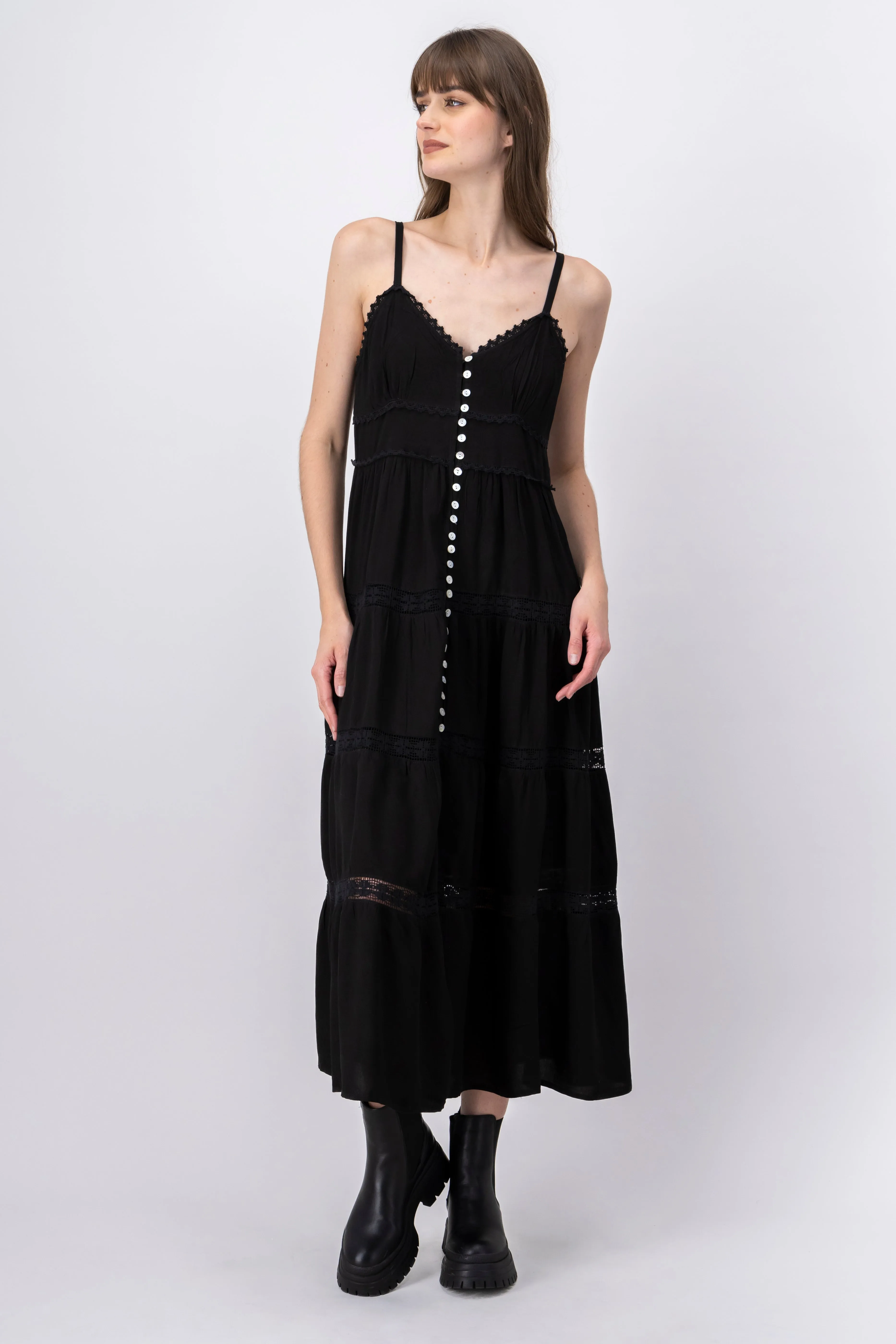 Vestido acanalado botones laterales sold by Shasa product image thumbnail 2