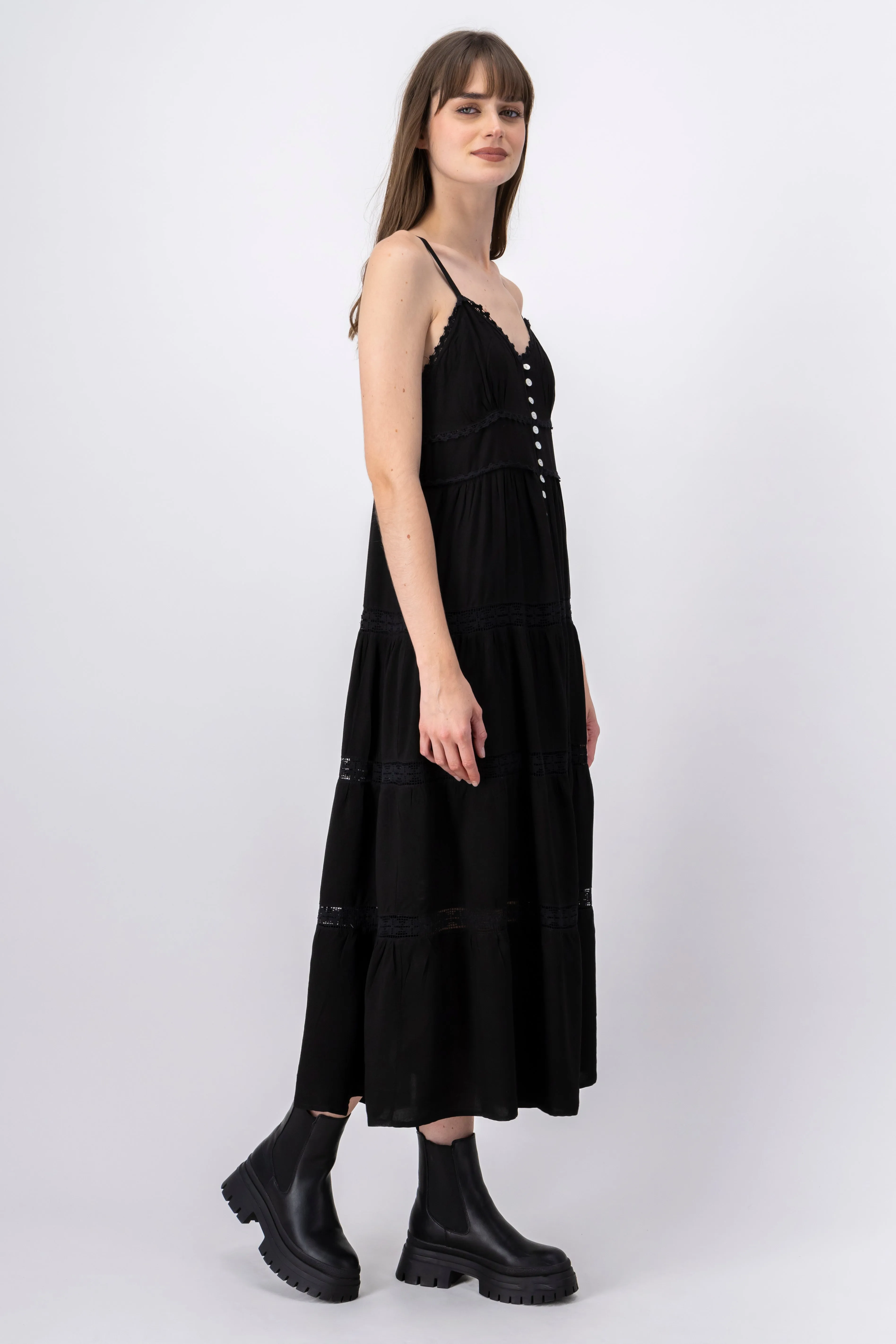 Vestido acanalado botones laterales sold by Shasa product image thumbnail 3