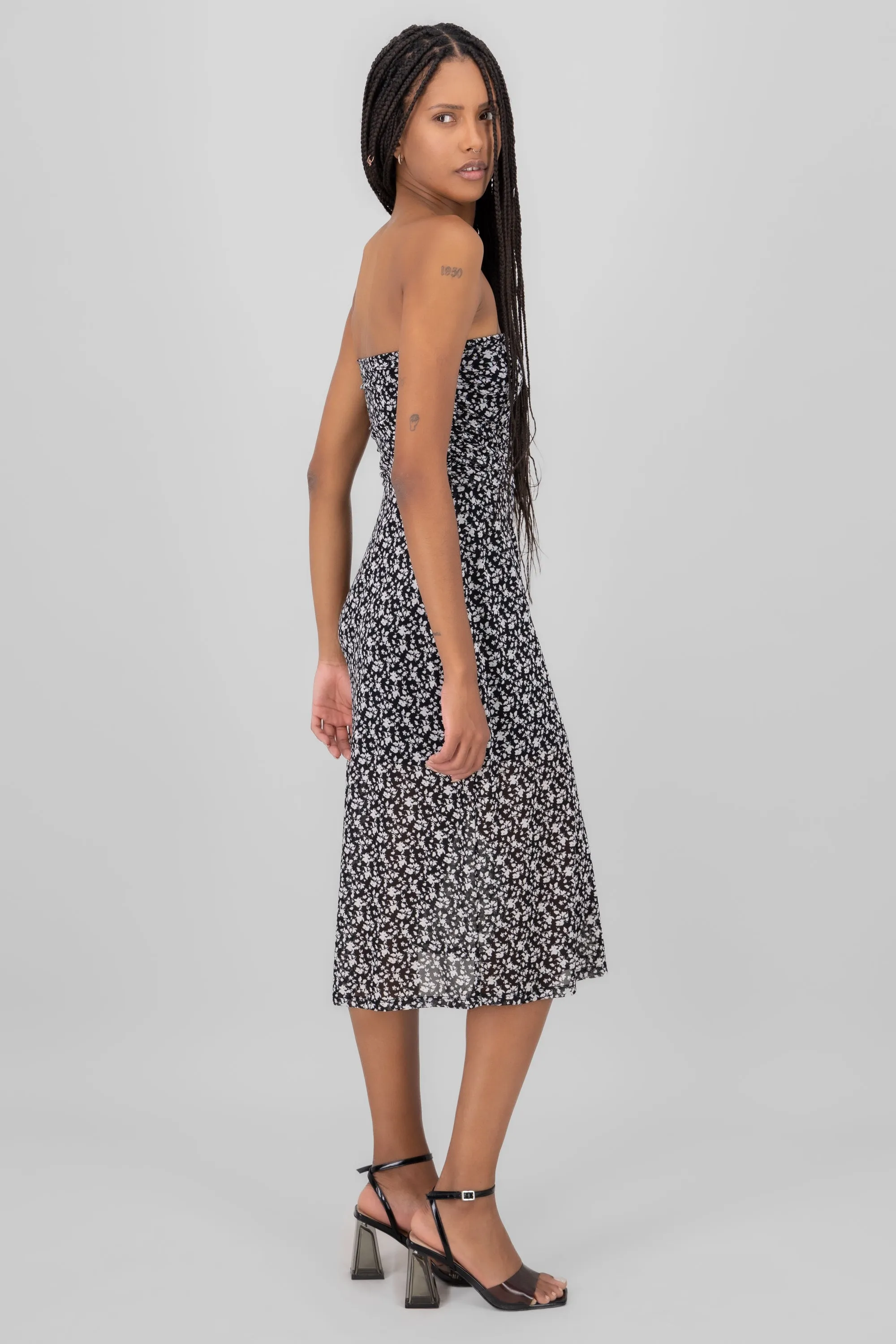 Vestido mesh drapeado sold by Shasa product image thumbnail 3