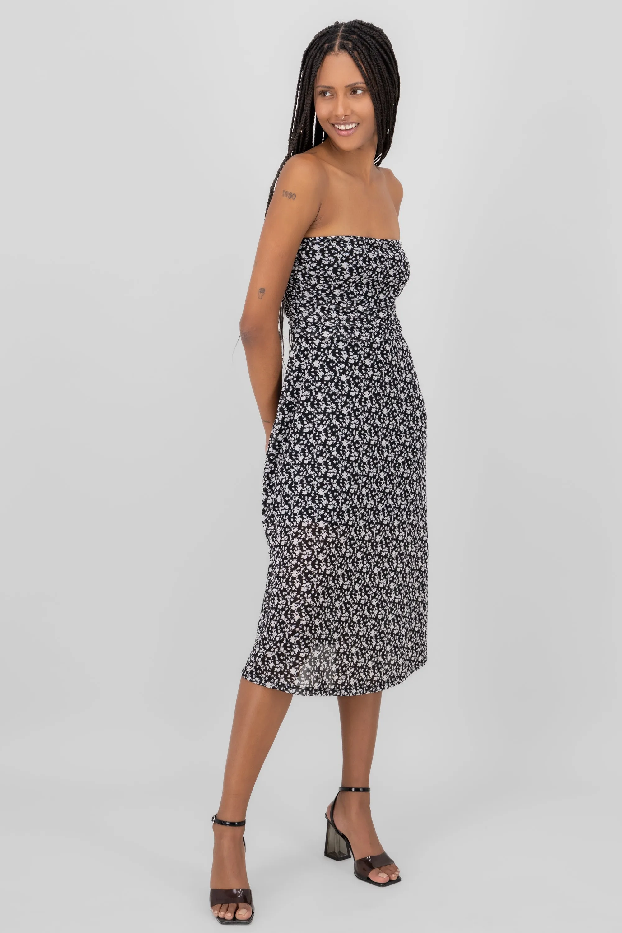 Vestido mesh drapeado sold by Shasa product image thumbnail 2