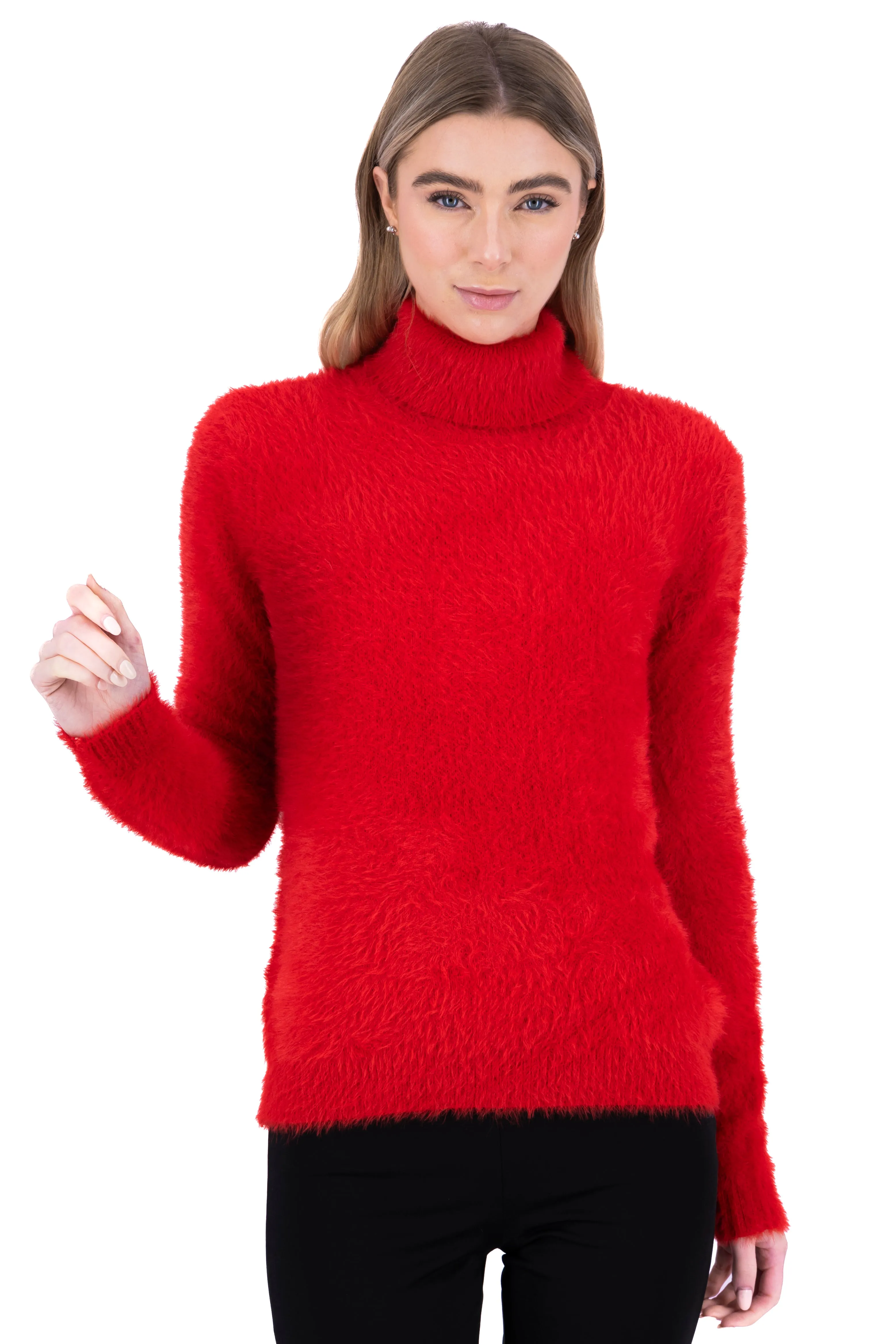 Suéter peluche cuello alto sold by Shasa