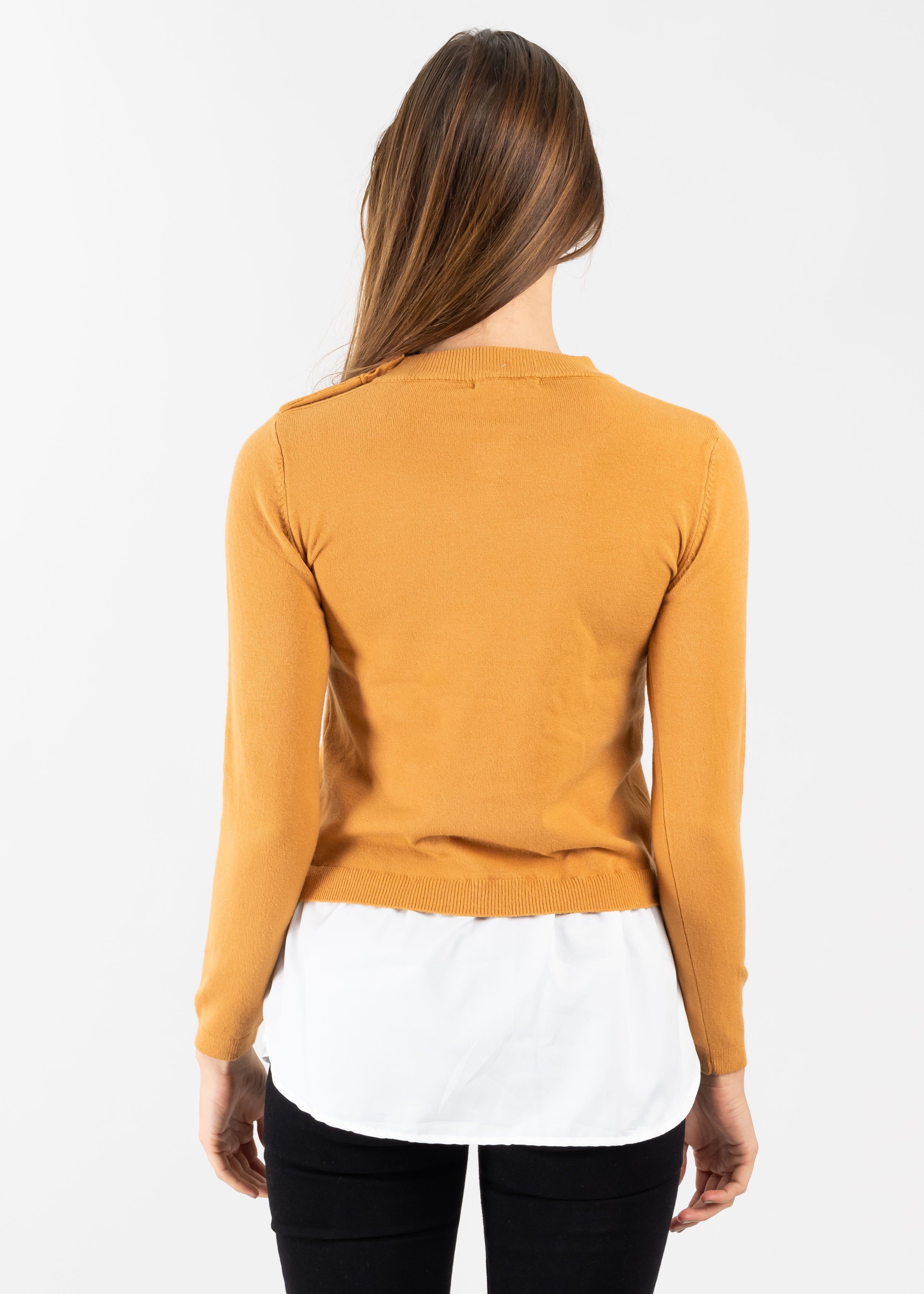 Suéter Cuello Alto Simulación Camisa sold by Shasa product image thumbnail 4