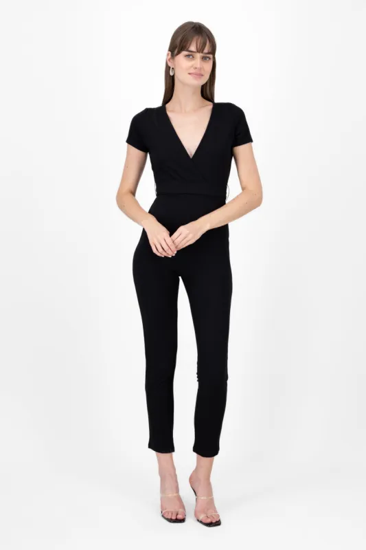 Jumpsuit cruzado manga corta sold by Shasa
