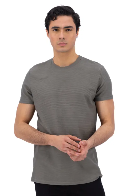 Playera cuello redondo textura sold by Shasa