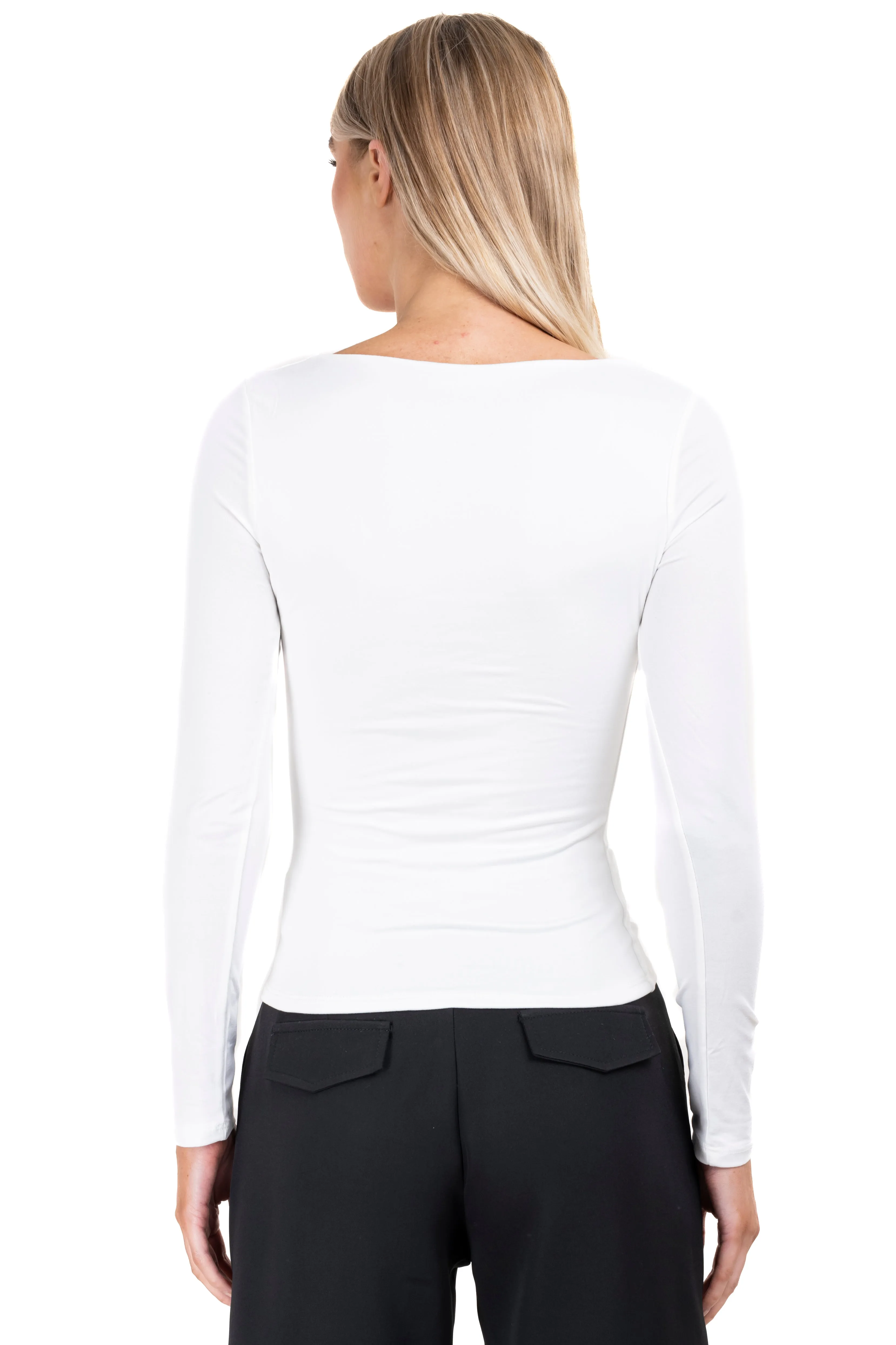 Playera monocolor manga larga sold by Shasa product image thumbnail 4