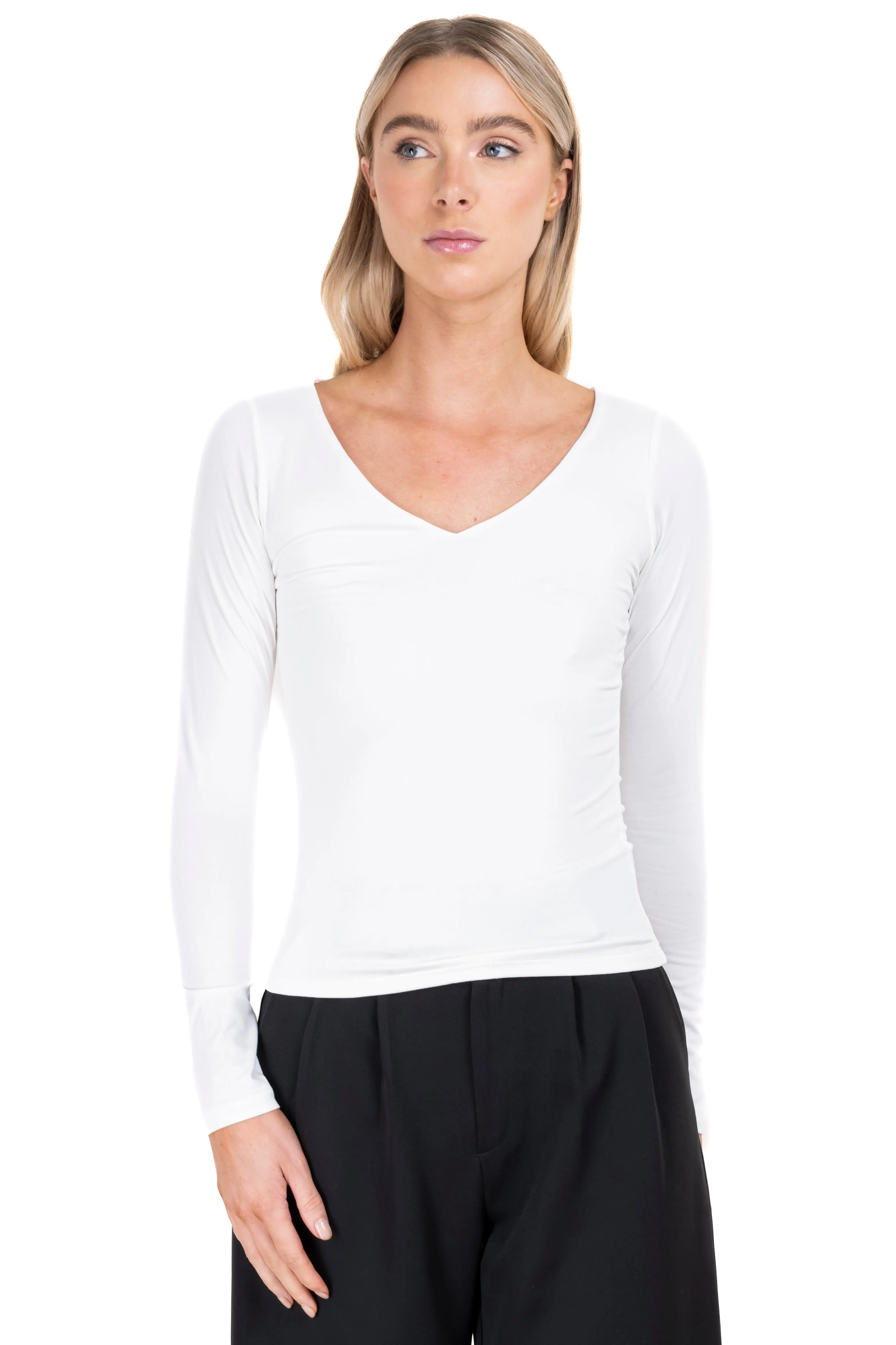 Playera monocolor manga larga sold by Shasa product image thumbnail 2