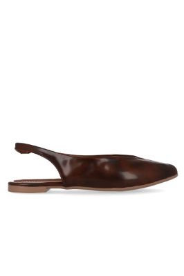 Flat sling back pointy carey sold by Shasa