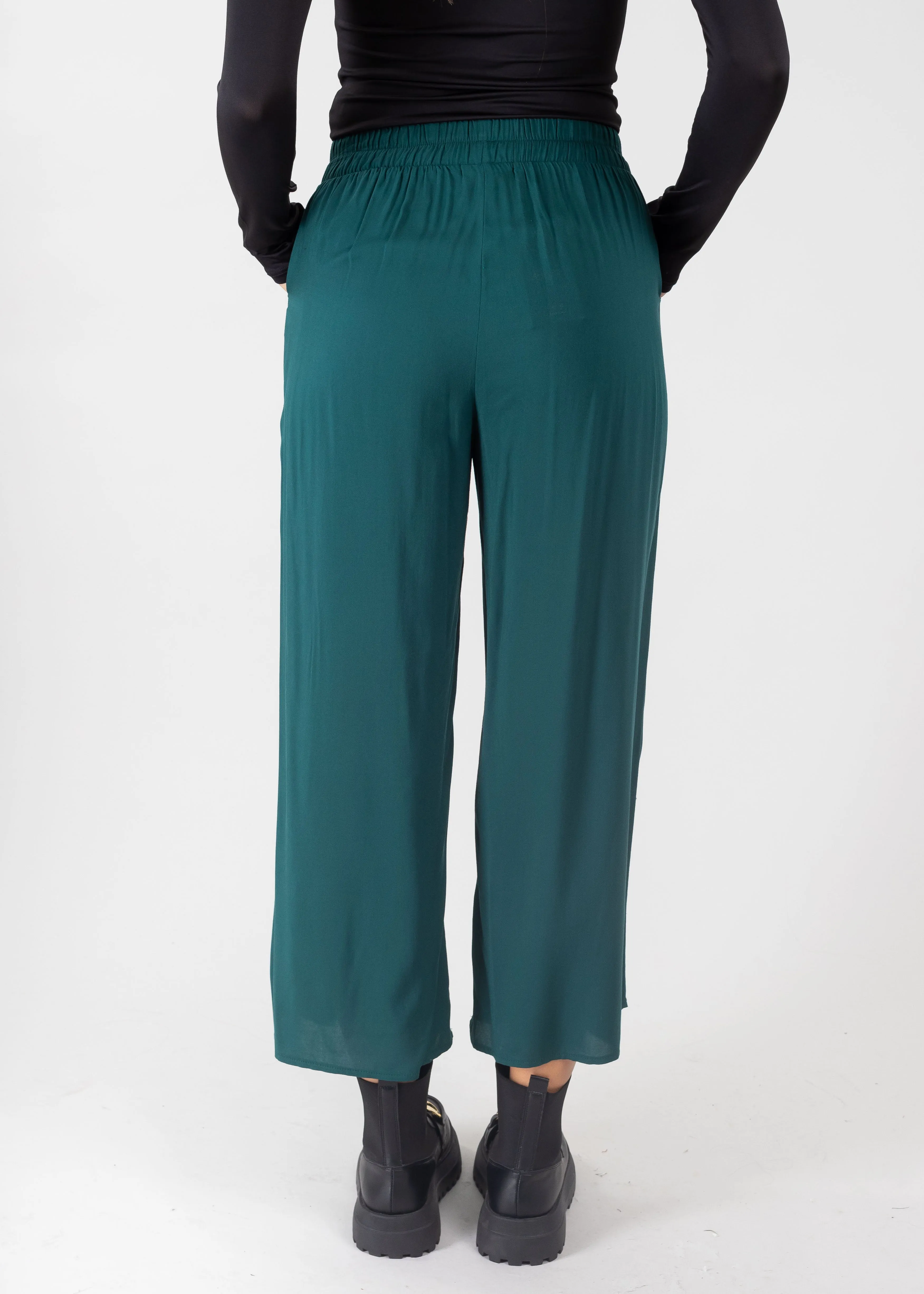 Pantalón Wide Leg Cintura Alta Fruncida sold by Shasa product image thumbnail 4