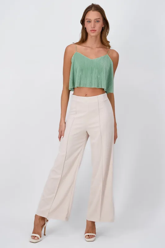 Pantalón Amplio Costura Frontal sold by Shasa