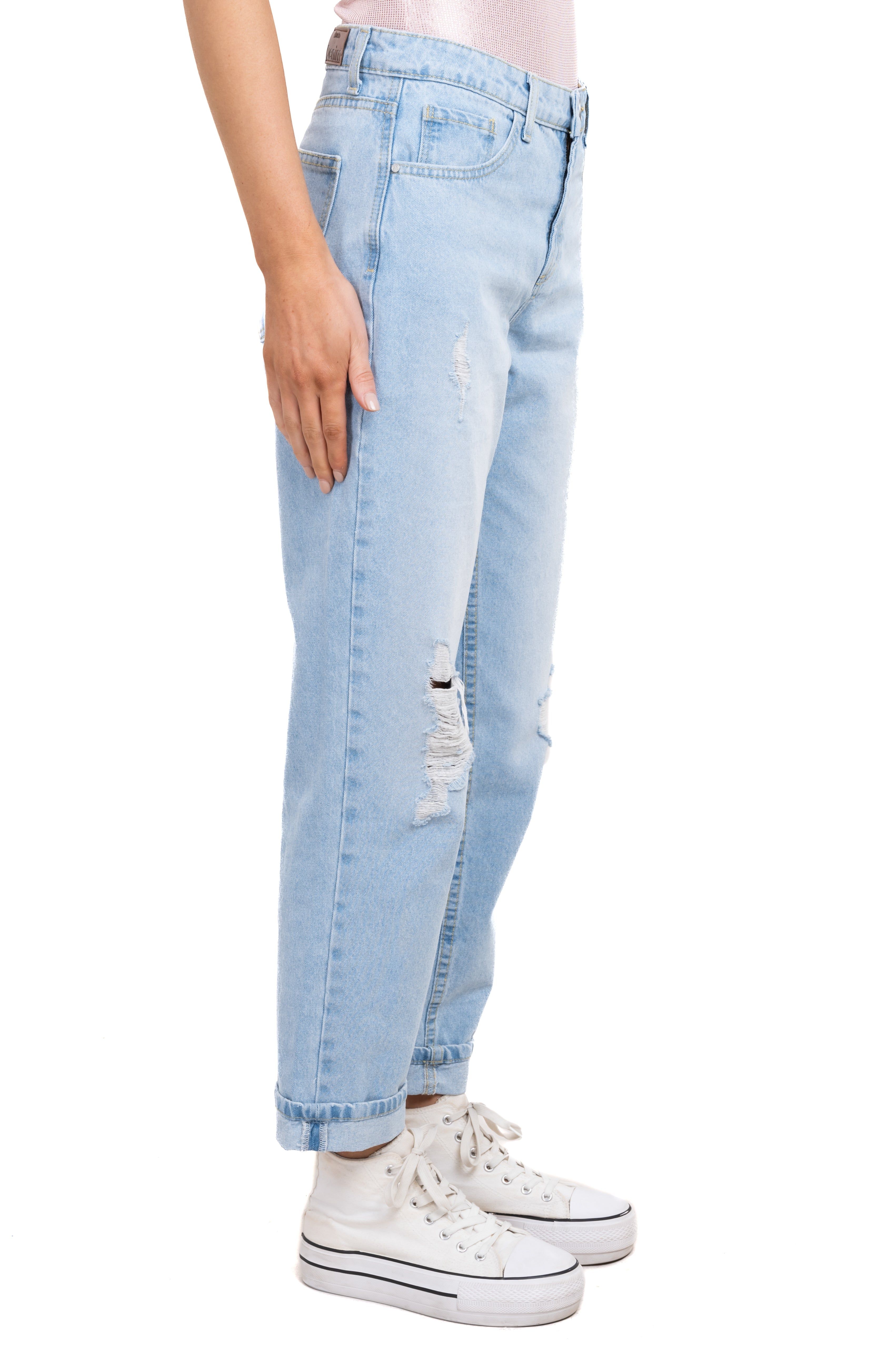 Jeans mom desgaste sold by Shasa product image thumbnail 3