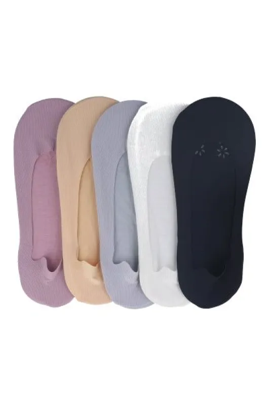 Set 5 cubrepies seamless acanalados sold by Shasa