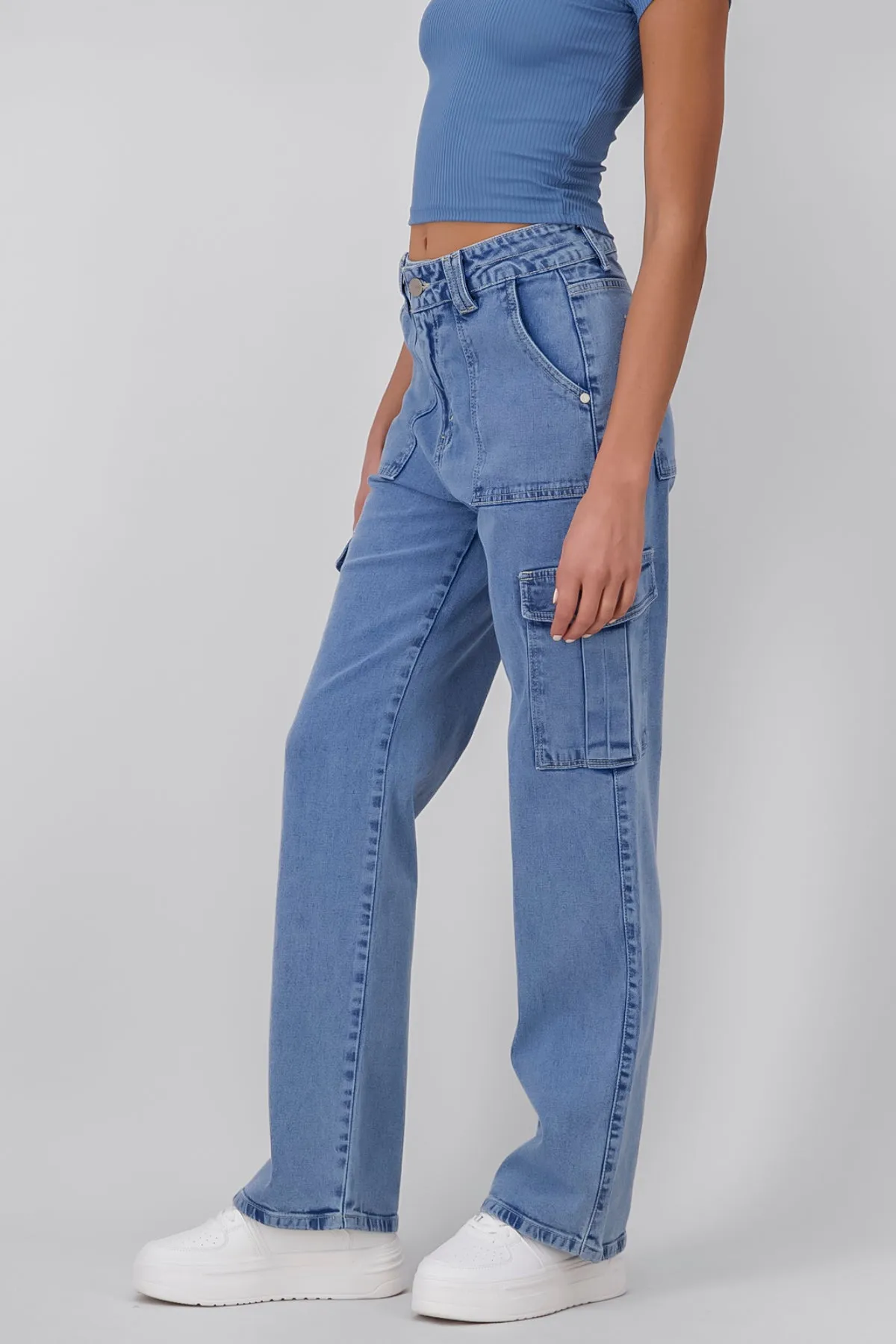 Jeans Cargo Bolsillos Laterales sold by Shasa product image thumbnail 3