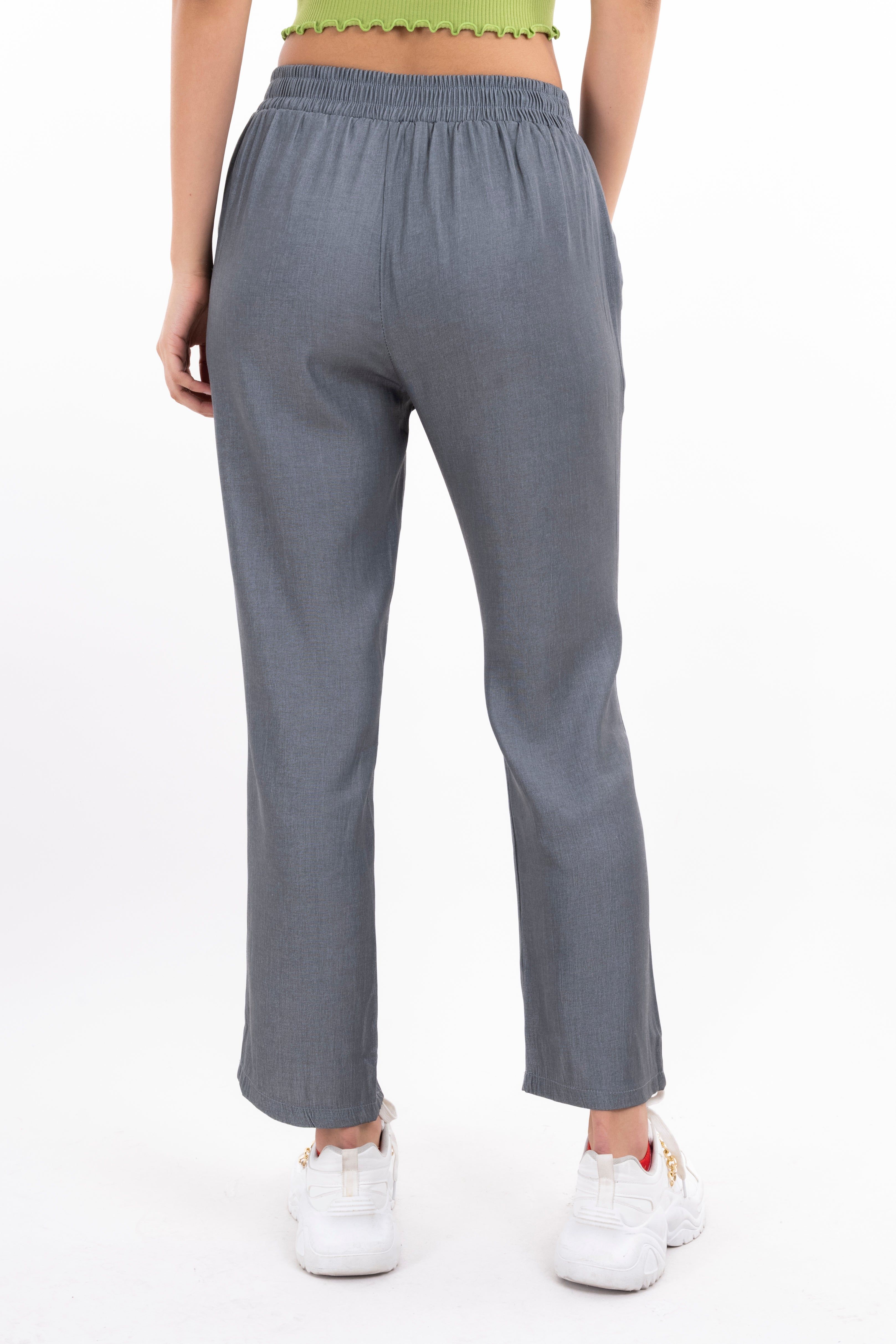 Pantalón recto cintura elástico sold by Shasa product image thumbnail 4