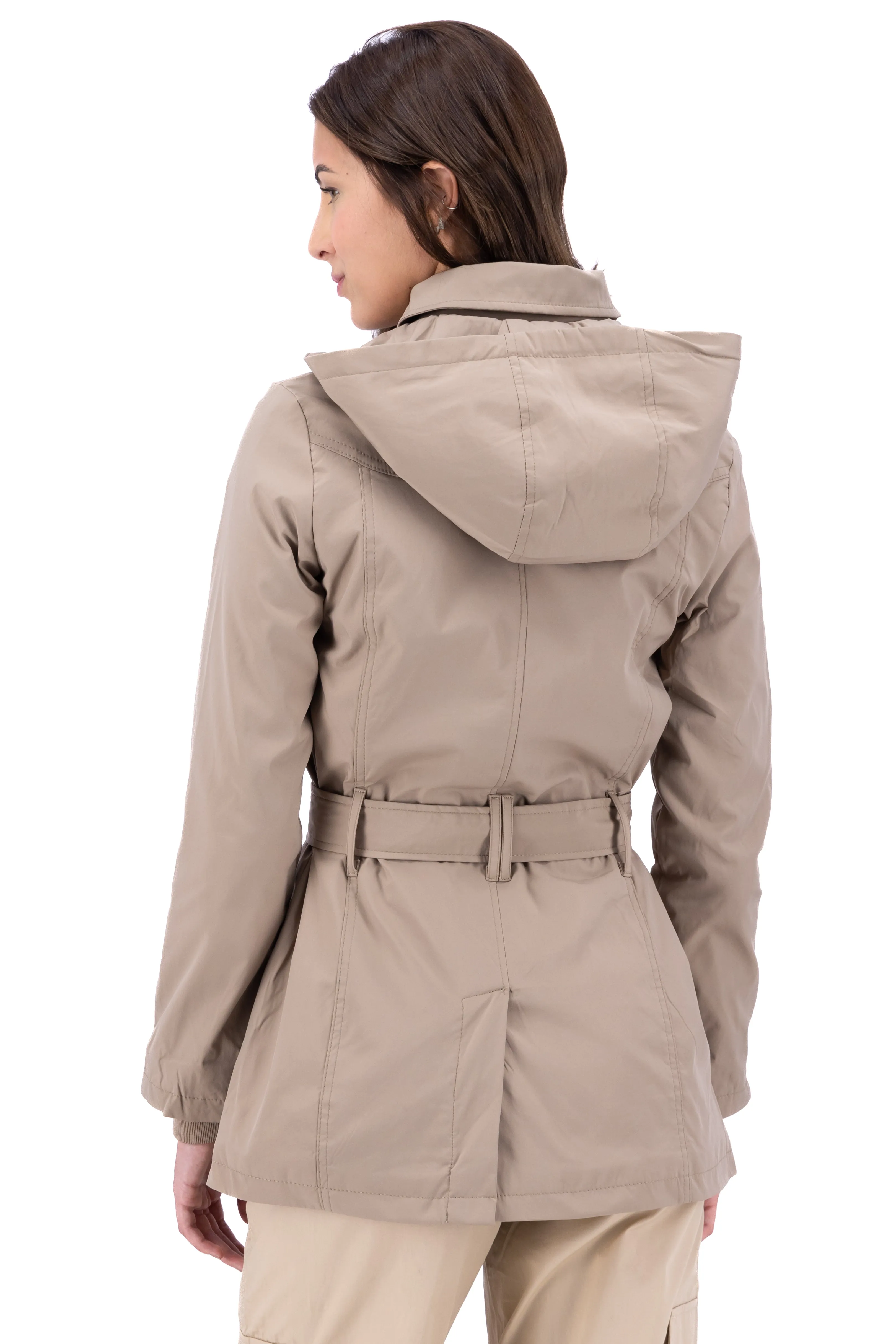 Gabardina monocolor botones cinturón sold by Shasa product image thumbnail 4