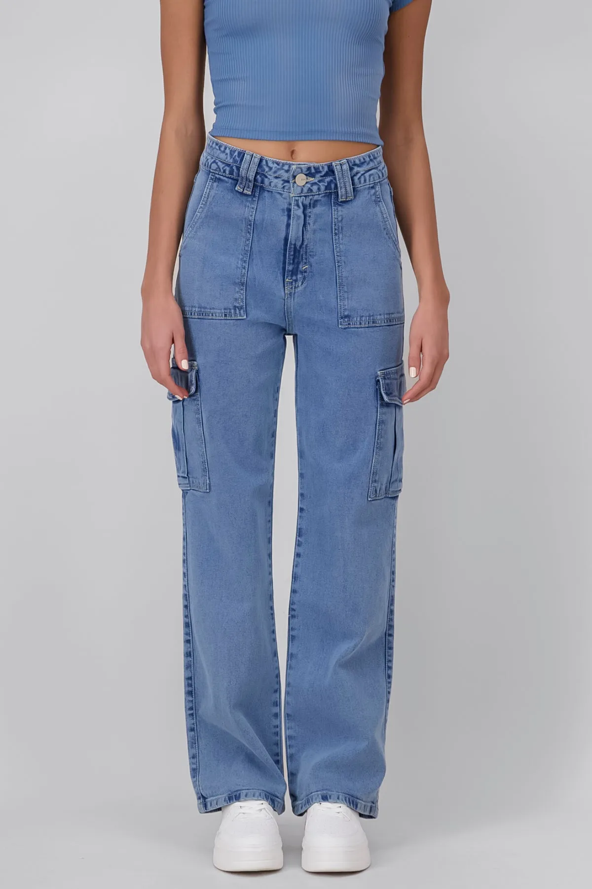 Jeans Cargo Bolsillos Laterales sold by Shasa product image thumbnail 2