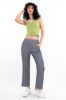 Pantalón recto cintura elástico sold by Shasa