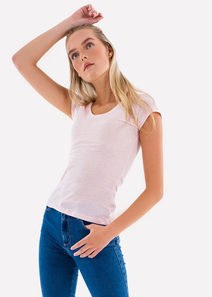 Playera manga corta cuello redondo sold by Shasa