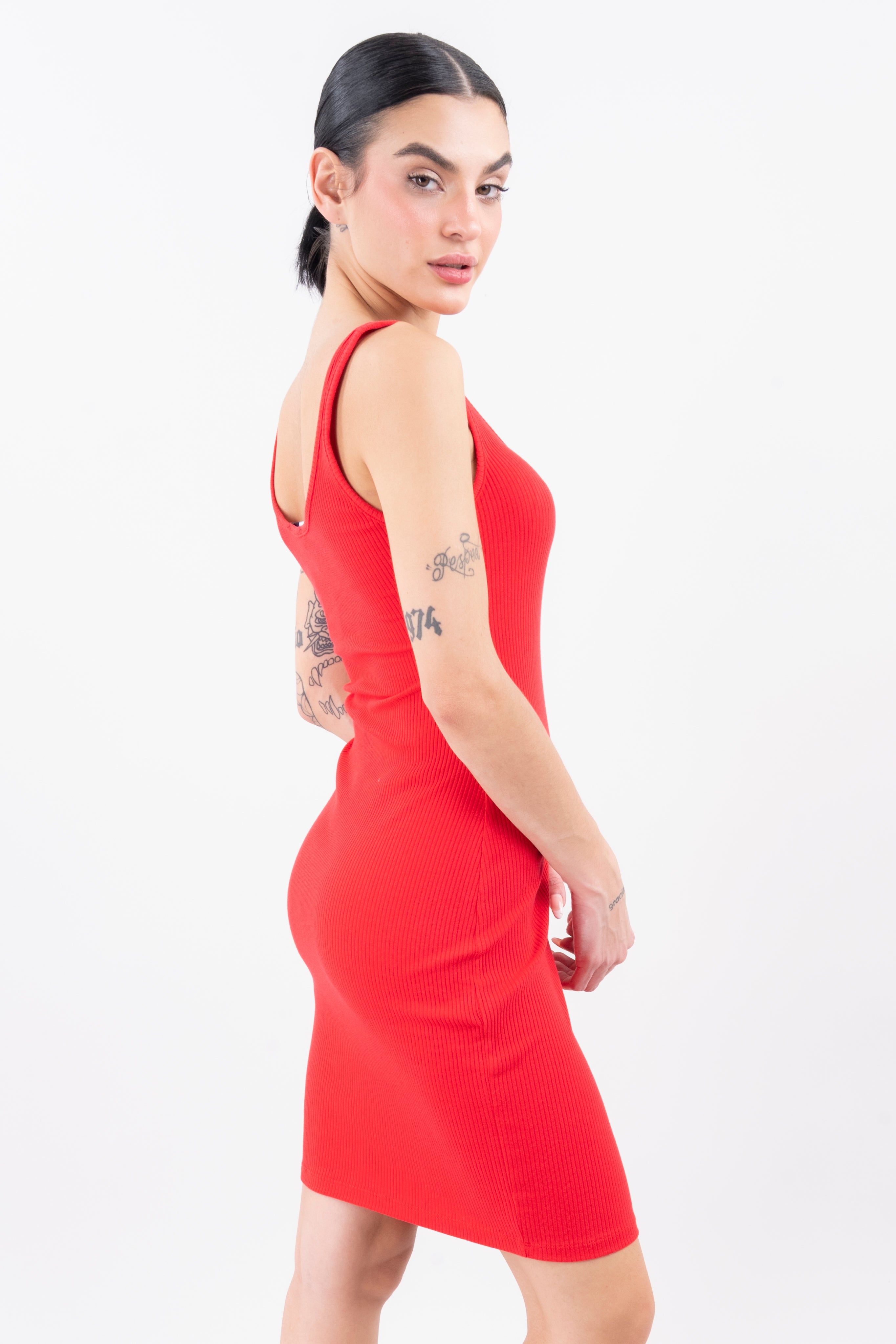 Vestido mini bodycon rib sold by Shasa product image thumbnail 3