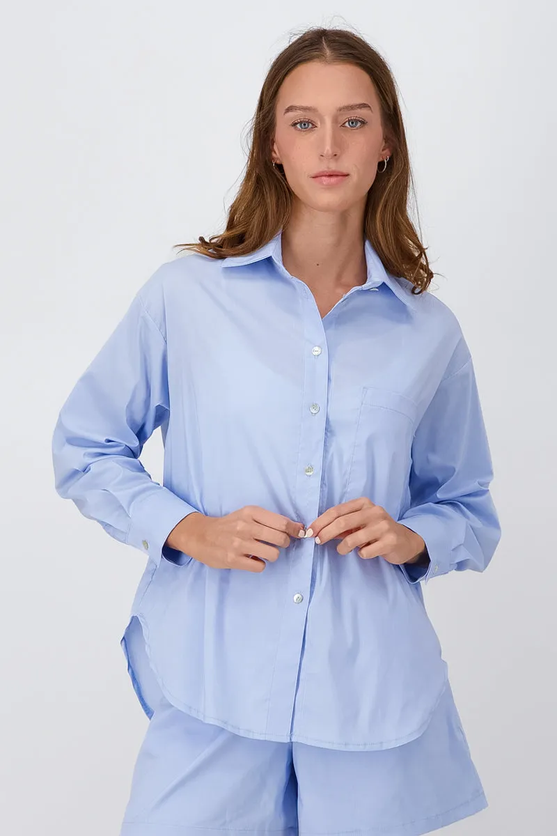 Camisa Manga Largs Oversize Poeplina Hypsters sold by Shasa product image thumbnail 2