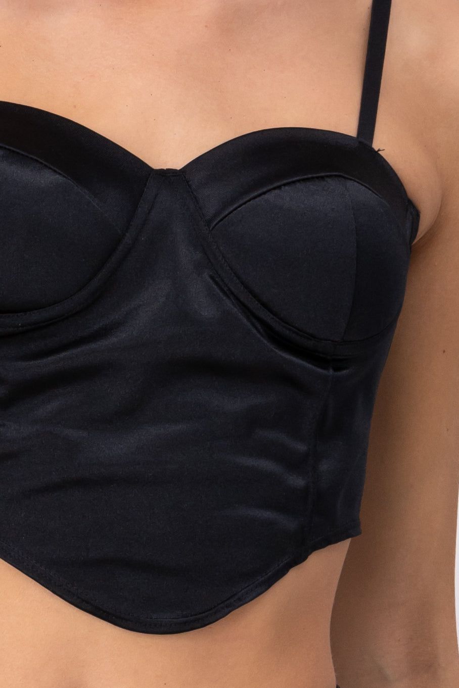 Top corset con copas satin sold by Shasa product image thumbnail 5