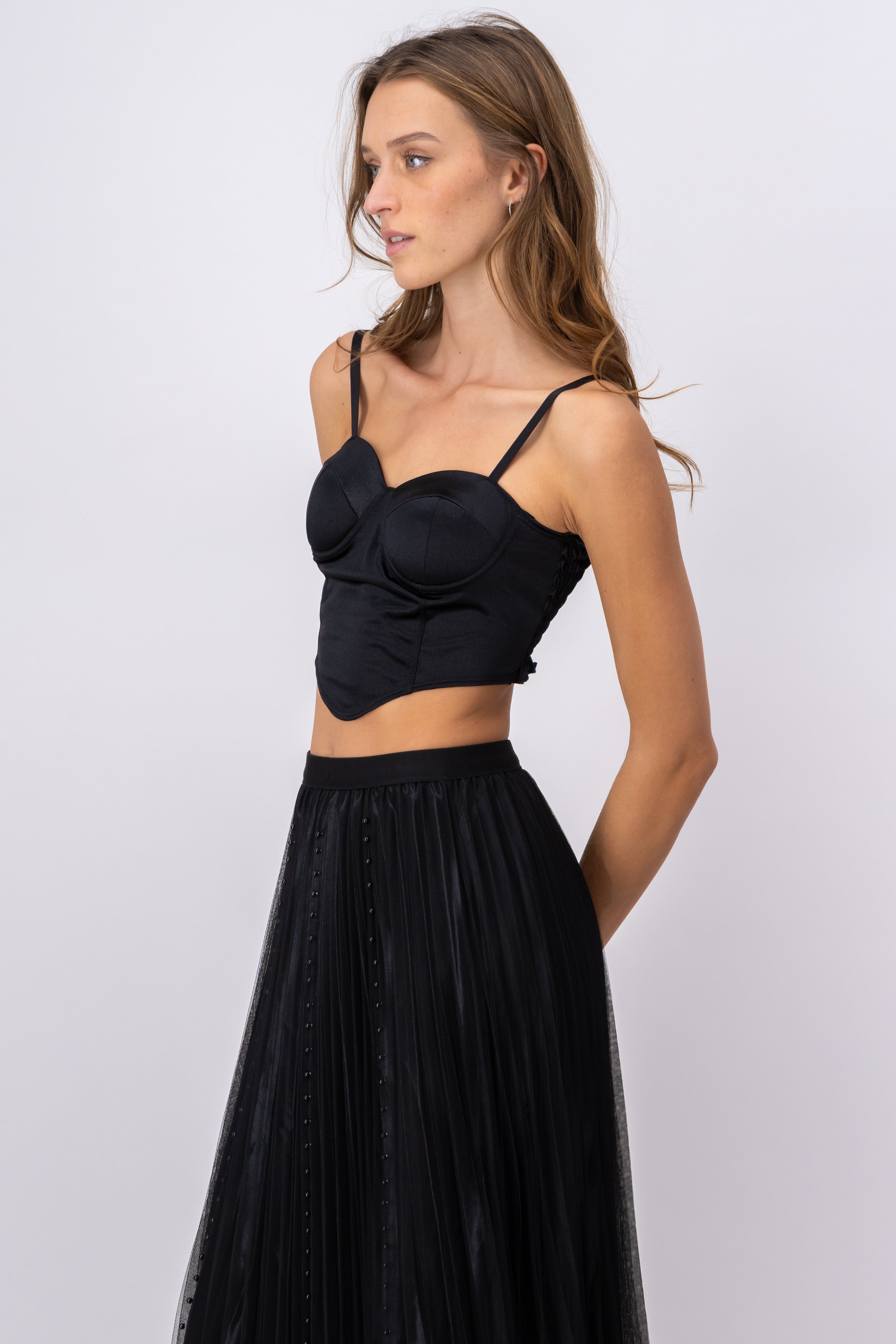 Top corset con copas satin sold by Shasa product image thumbnail 3