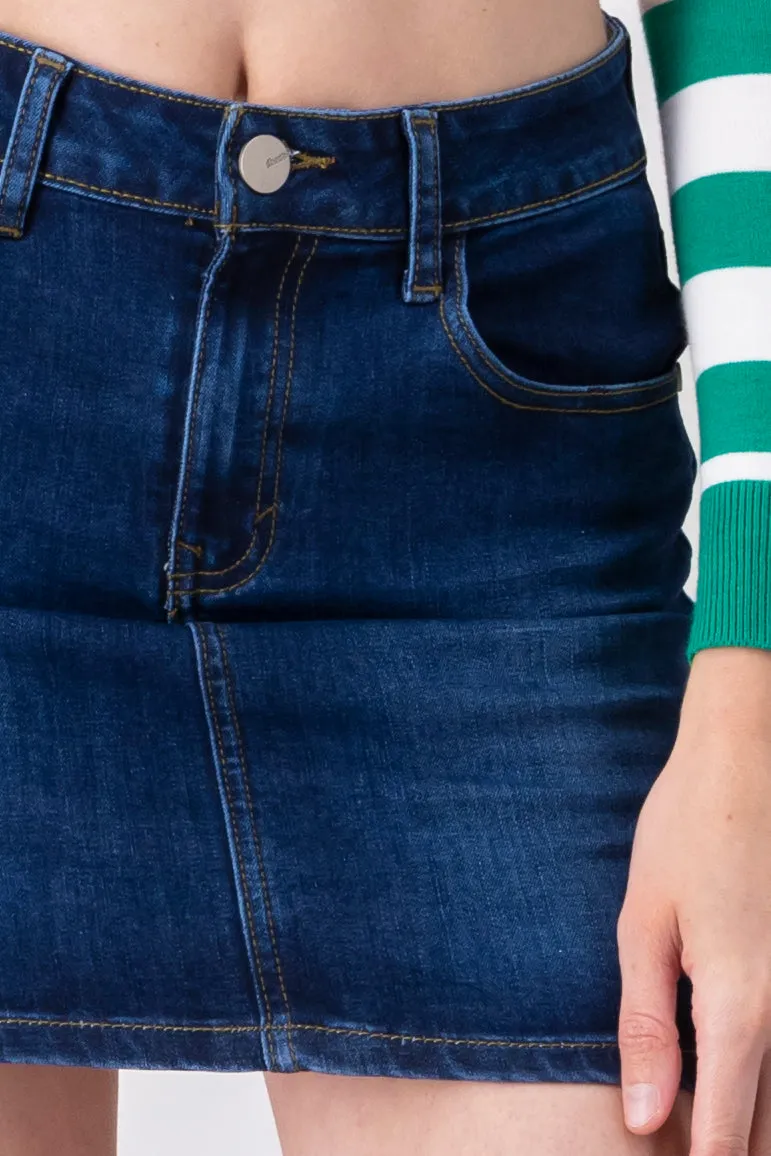 Falda mini tubo denim sold by Shasa product image thumbnail 2