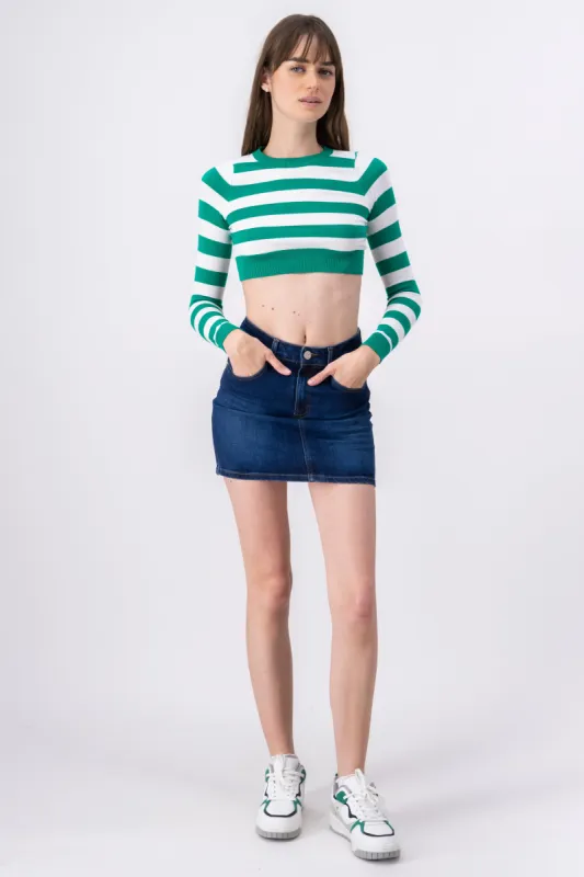 Falda mini tubo denim sold by Shasa