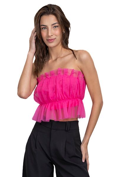 Top Cropped Tul Liso sold by Shasa product image thumbnail 2