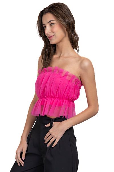 Top Cropped Tul Liso sold by Shasa product image thumbnail 3