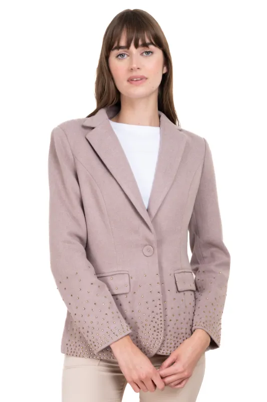 Blazer over detalle bolsas sold by Shasa