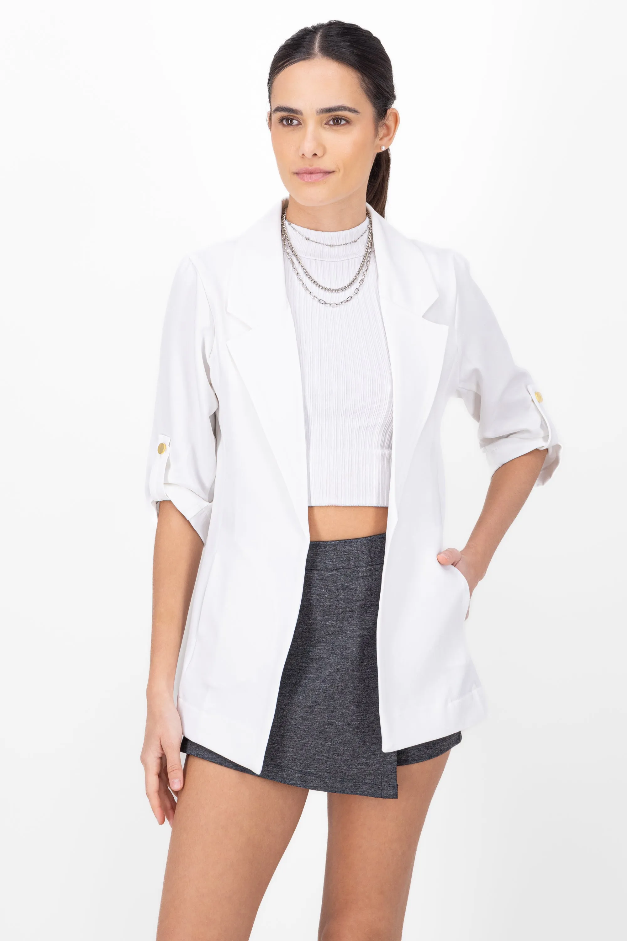 Saco Liso Manga Elevadores sold by Shasa