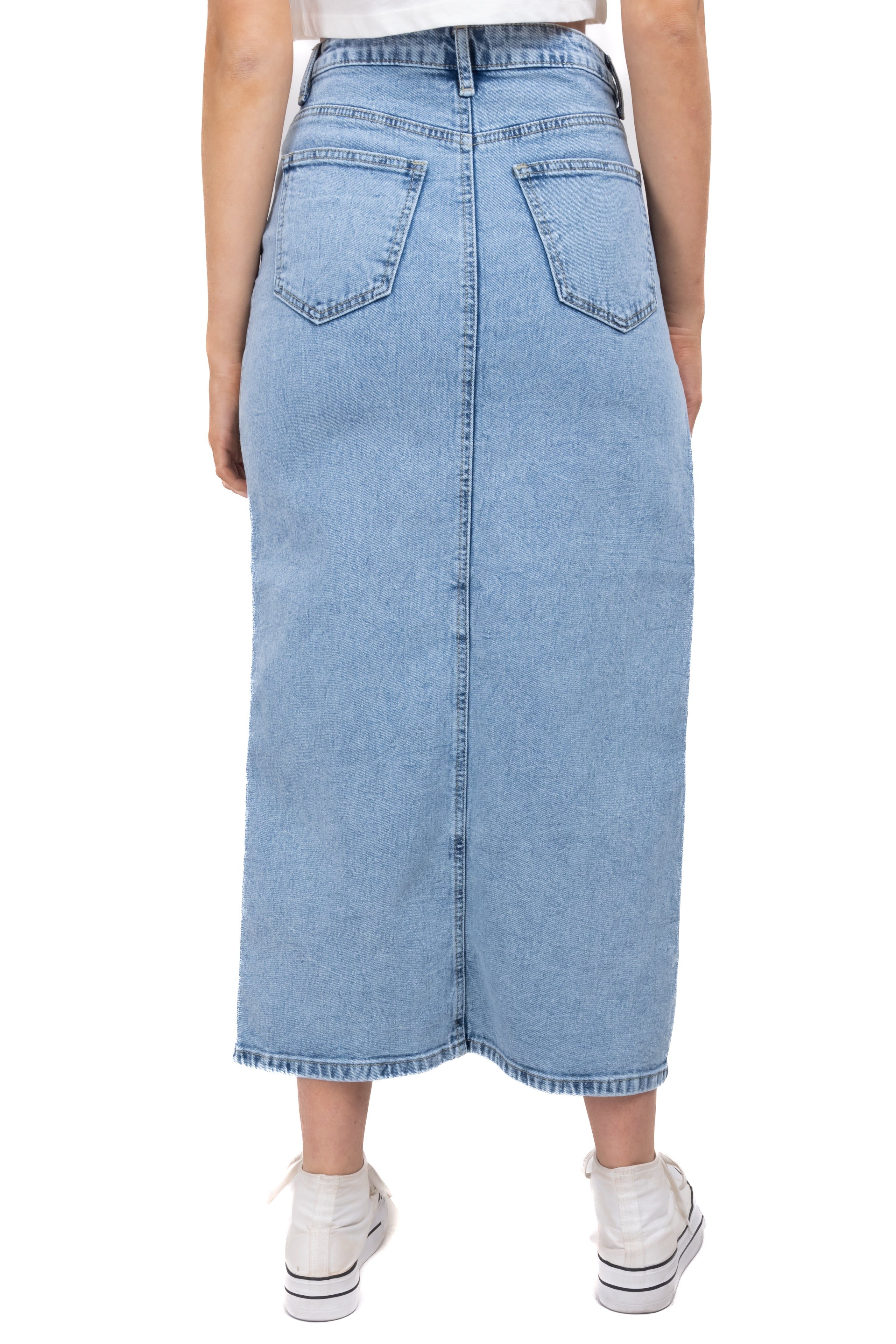Falda maxi denim abertura sold by Shasa product image thumbnail 4