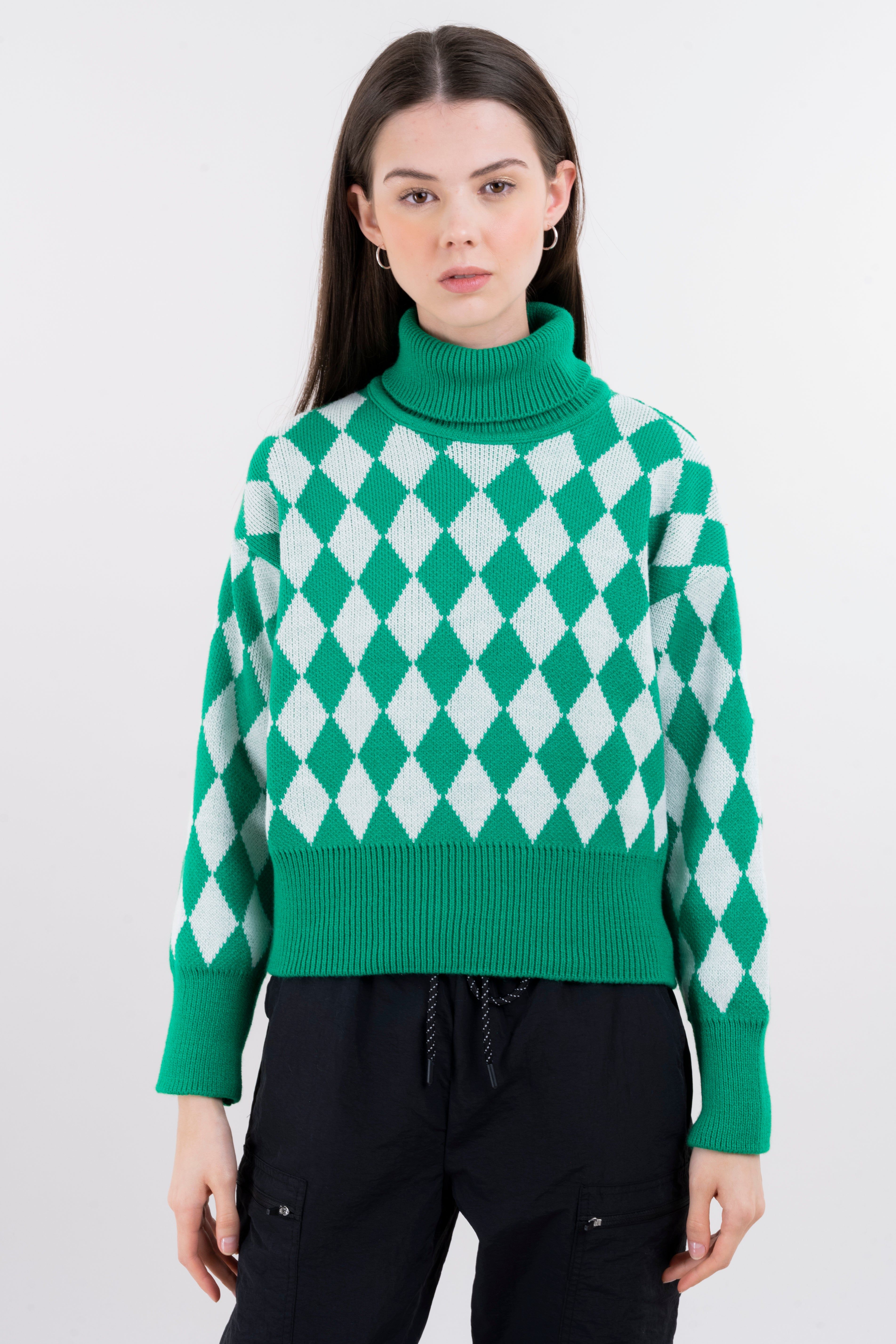 Suéter rombos bicolor sold by Shasa product image thumbnail 2