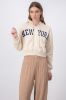 Sudadera crop con gorro sold by Shasa