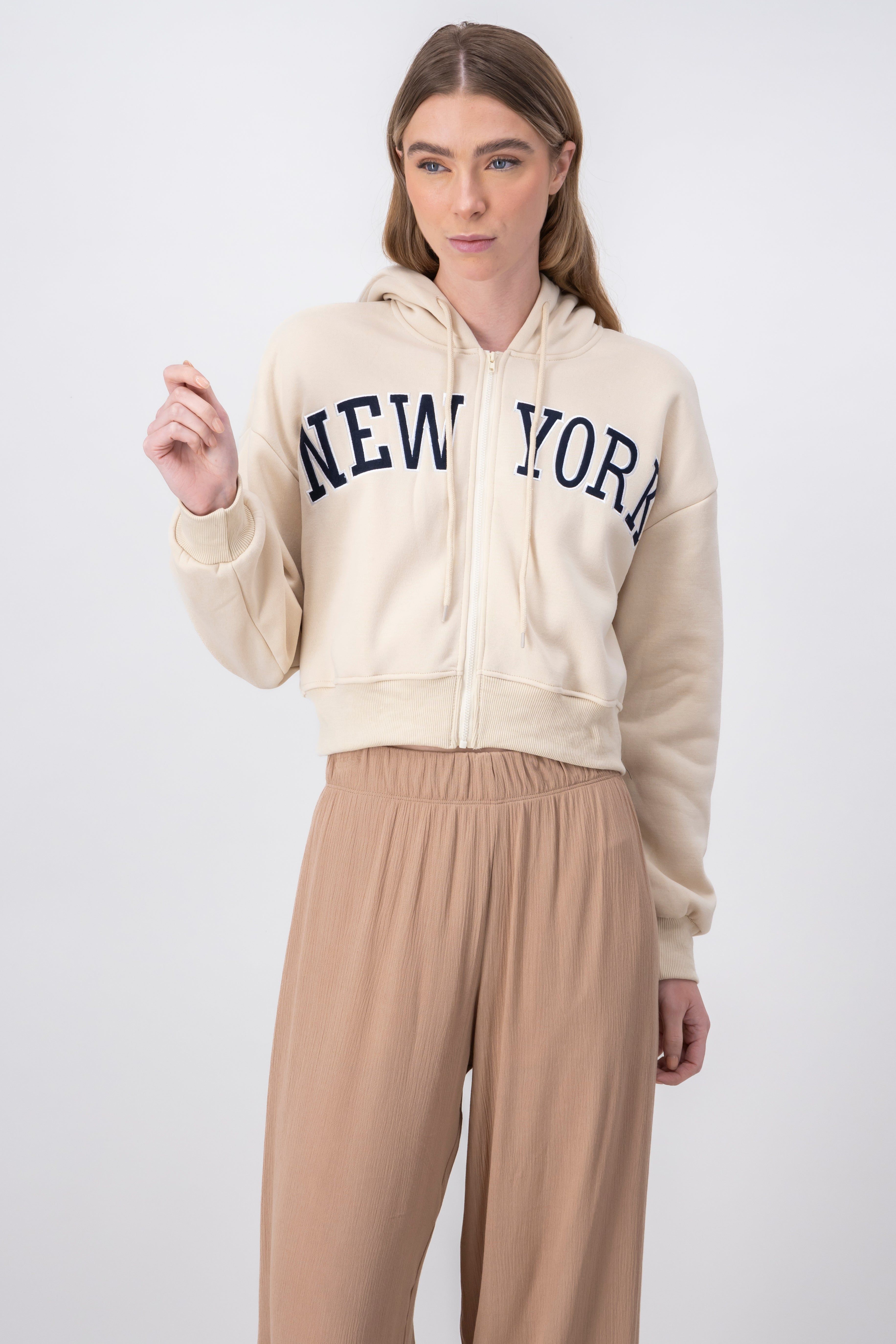 Sudadera crop con gorro sold by Shasa