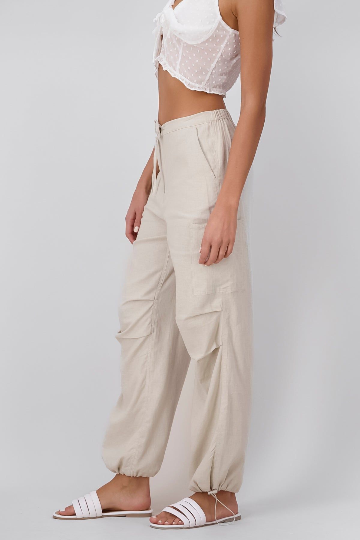 Pantalon lino detalle pretina sold by Shasa product image thumbnail 3